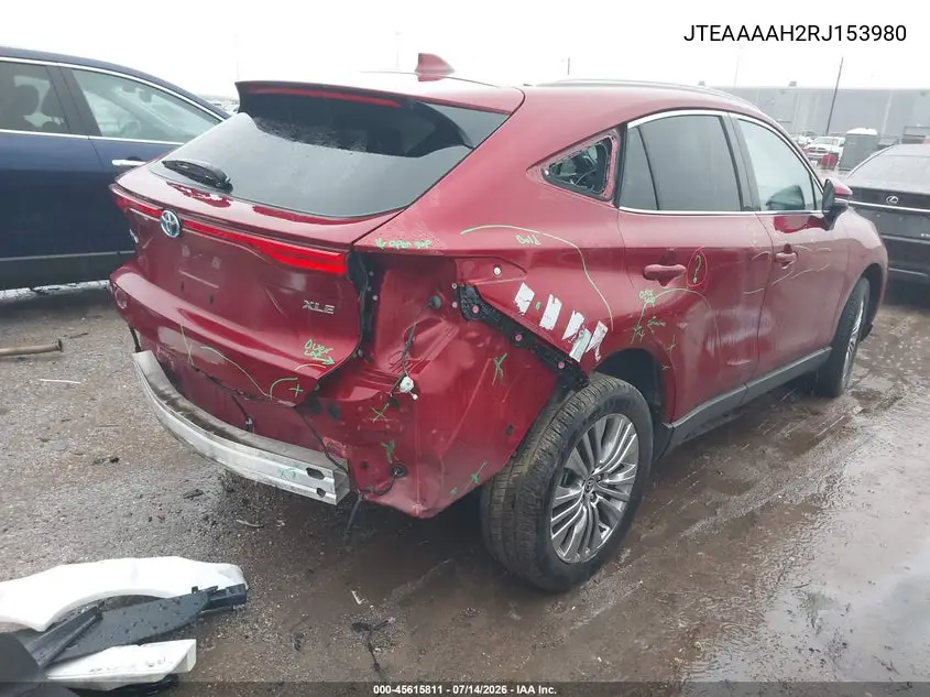 2024 Toyota Venza Xle VIN: JTEAAAAH2RJ153980 Lot: 45615811