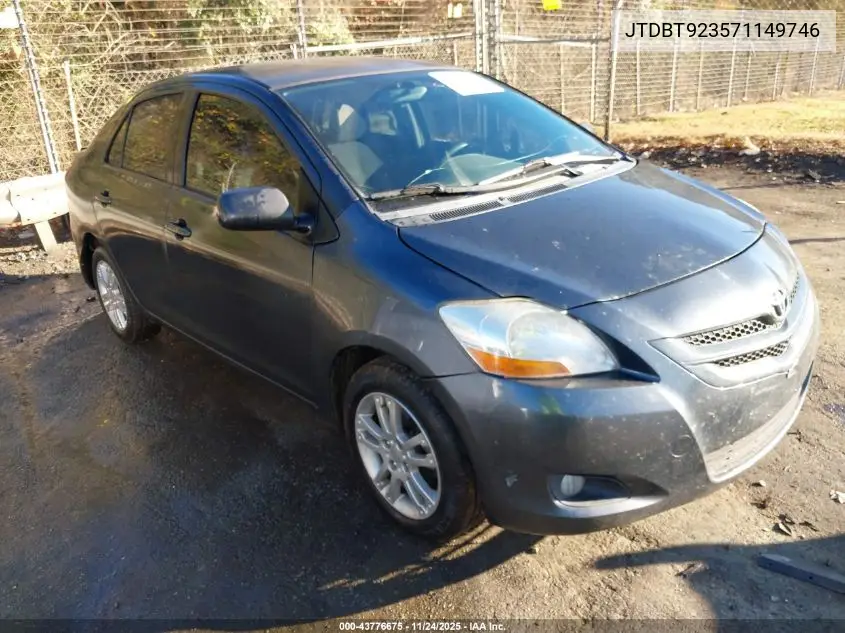 JTDBT923571149746 2007 Toyota Yaris