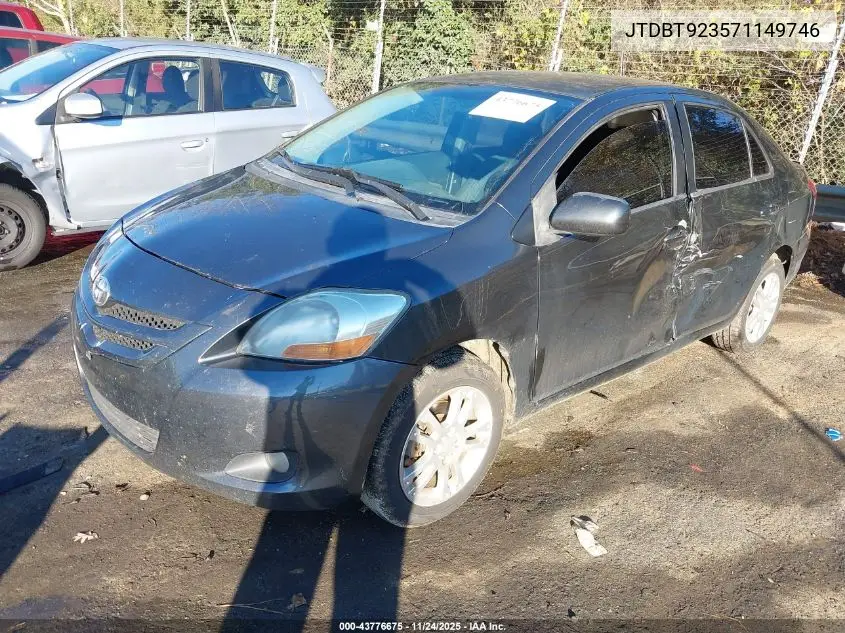 JTDBT923571149746 2007 Toyota Yaris