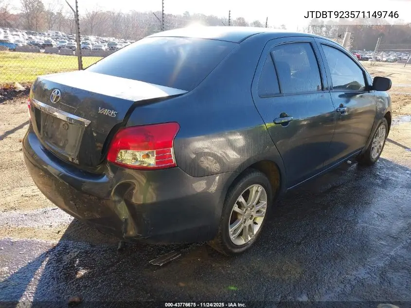 JTDBT923571149746 2007 Toyota Yaris