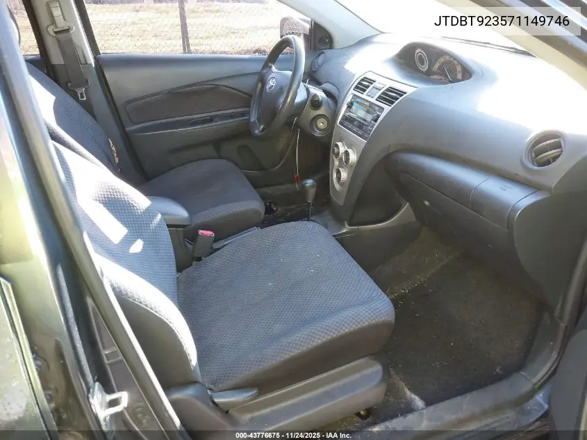 JTDBT923571149746 2007 Toyota Yaris
