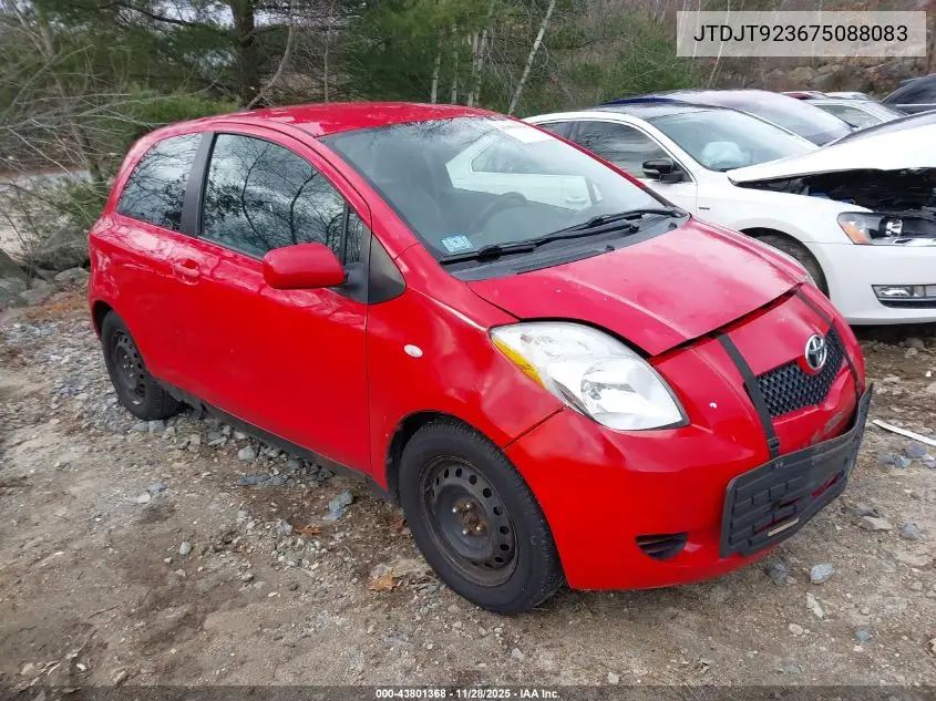 JTDJT923675098083 2007 Toyota Yaris