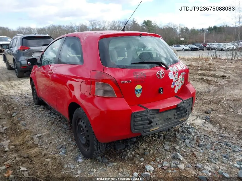JTDJT923675098083 2007 Toyota Yaris