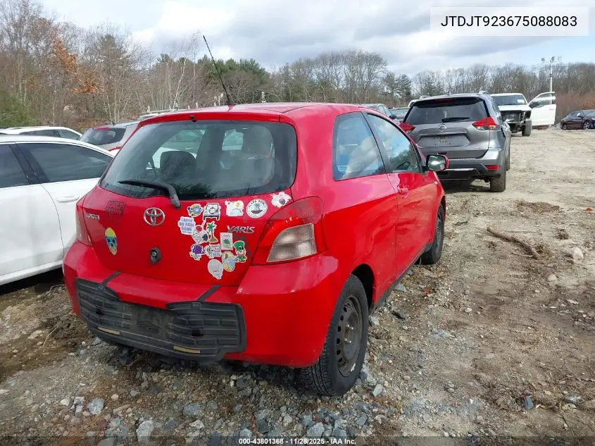 JTDJT923675098083 2007 Toyota Yaris