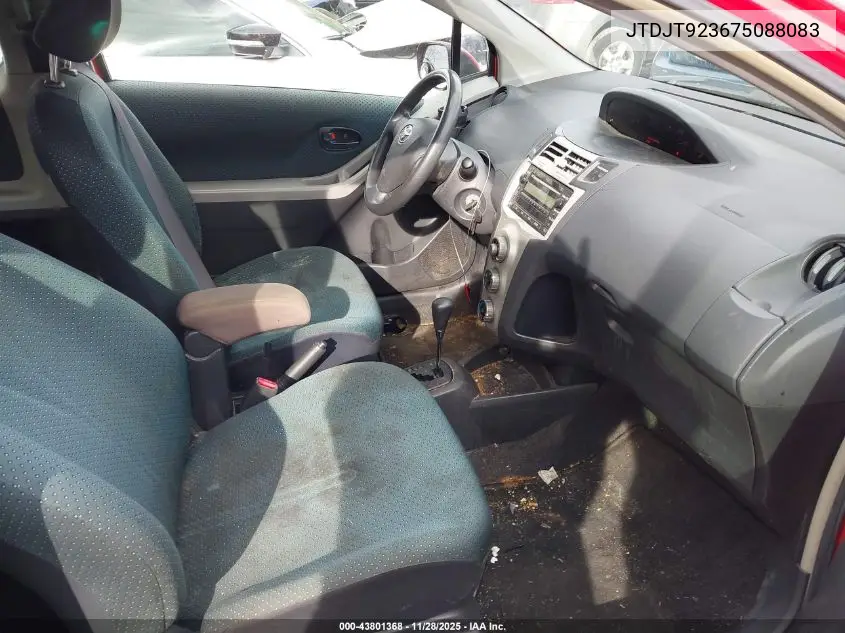 JTDJT923675098083 2007 Toyota Yaris