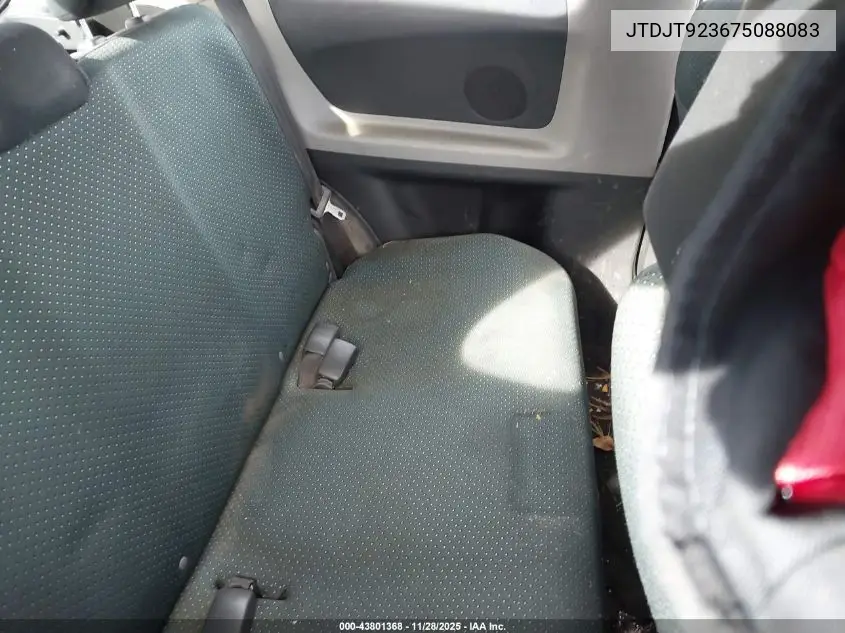 JTDJT923675098083 2007 Toyota Yaris