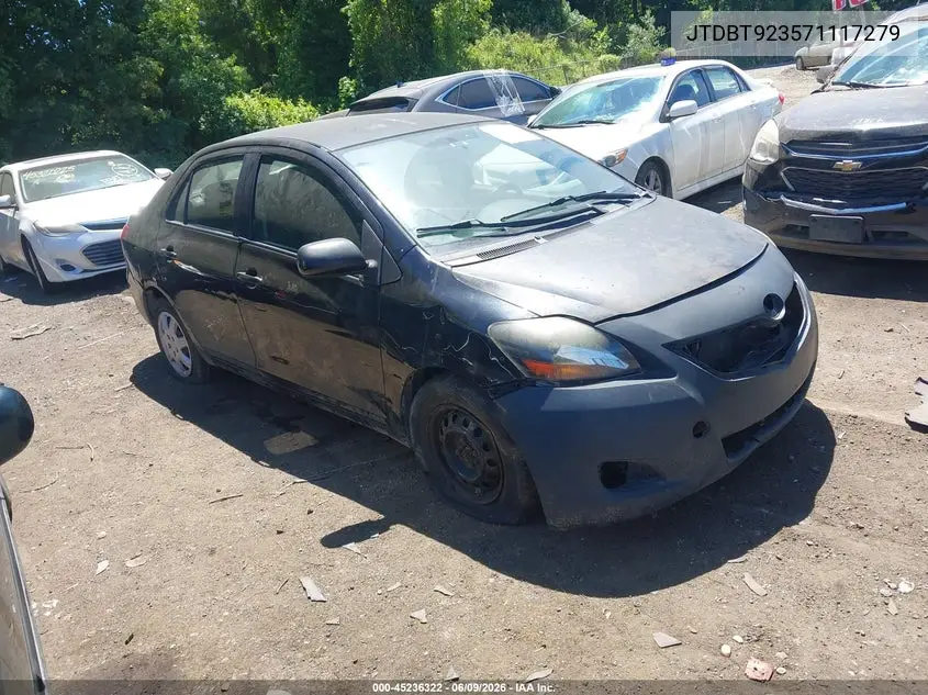 2007 Toyota Yaris VIN: JTDBT923571117279 Lot: 45236322