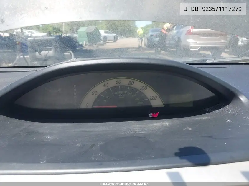 2007 Toyota Yaris VIN: JTDBT923571117279 Lot: 45236322