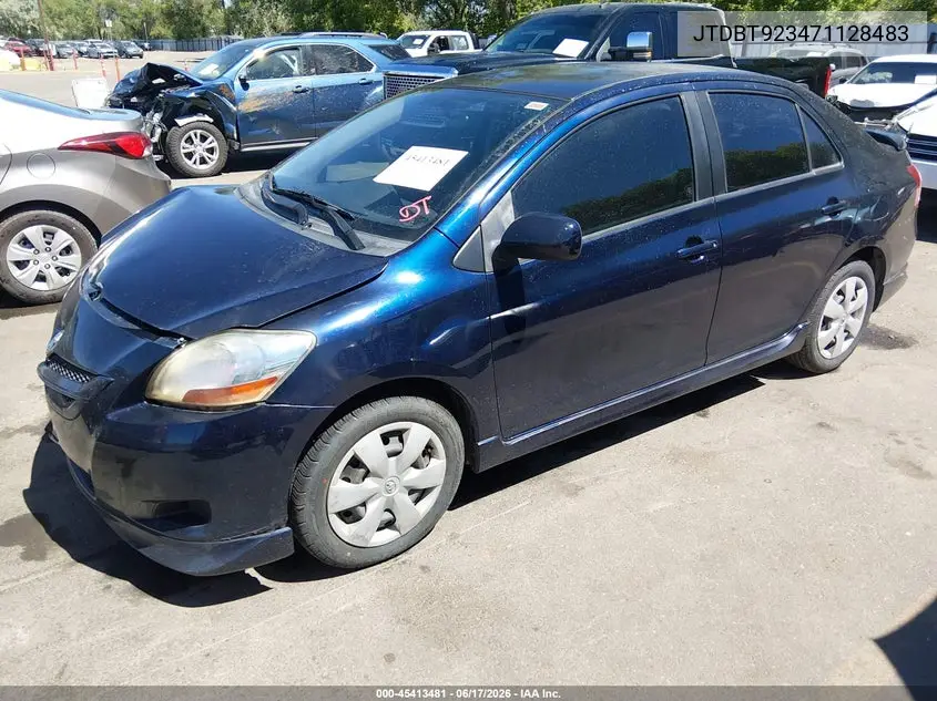 2007 Toyota Yaris S VIN: JTDBT923471128483 Lot: 45413481
