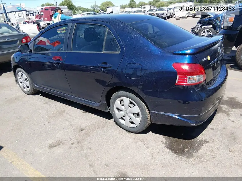 2007 Toyota Yaris S VIN: JTDBT923471128483 Lot: 45413481