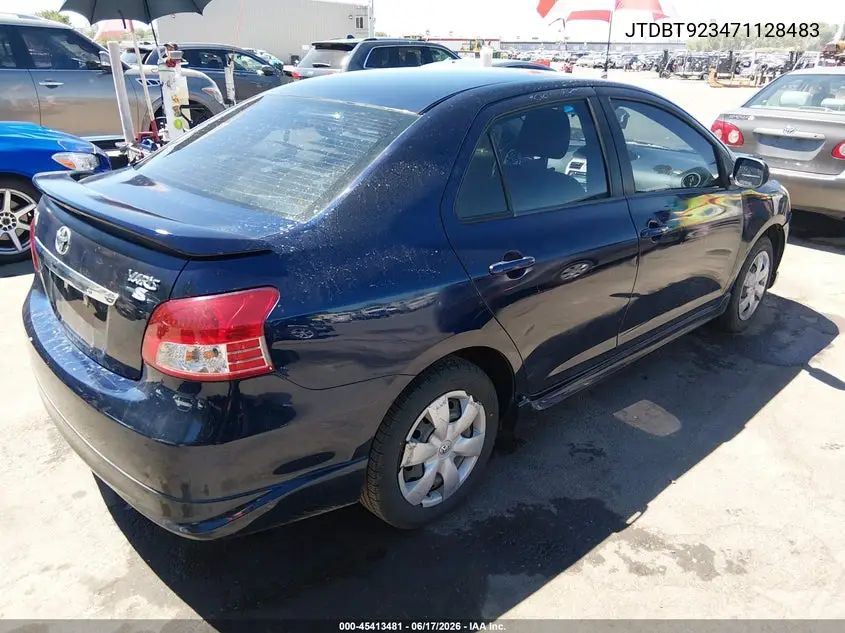2007 Toyota Yaris S VIN: JTDBT923471128483 Lot: 45413481