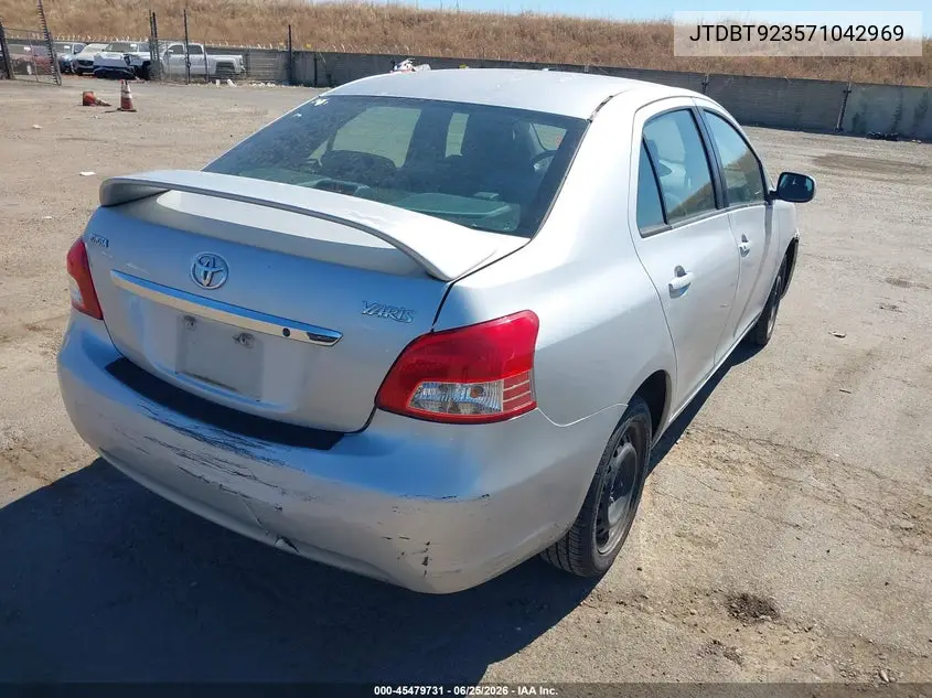 2007 Toyota Yaris VIN: JTDBT923571042969 Lot: 45479731