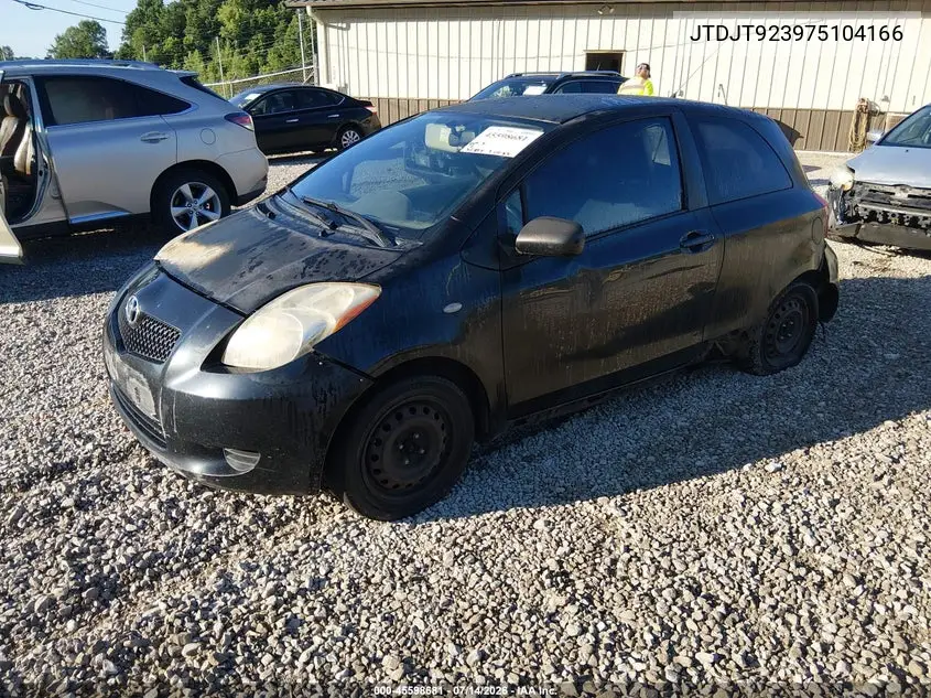 2007 Toyota Yaris VIN: JTDJT923975104166 Lot: 45598681