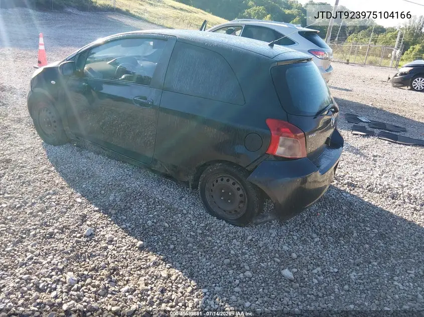 2007 Toyota Yaris VIN: JTDJT923975104166 Lot: 45598681