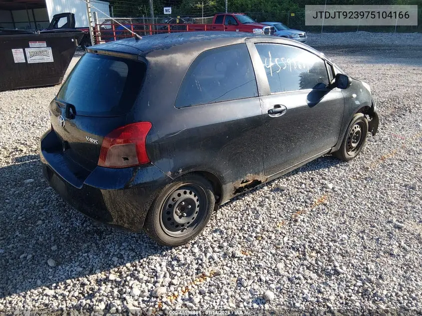 2007 Toyota Yaris VIN: JTDJT923975104166 Lot: 45598681
