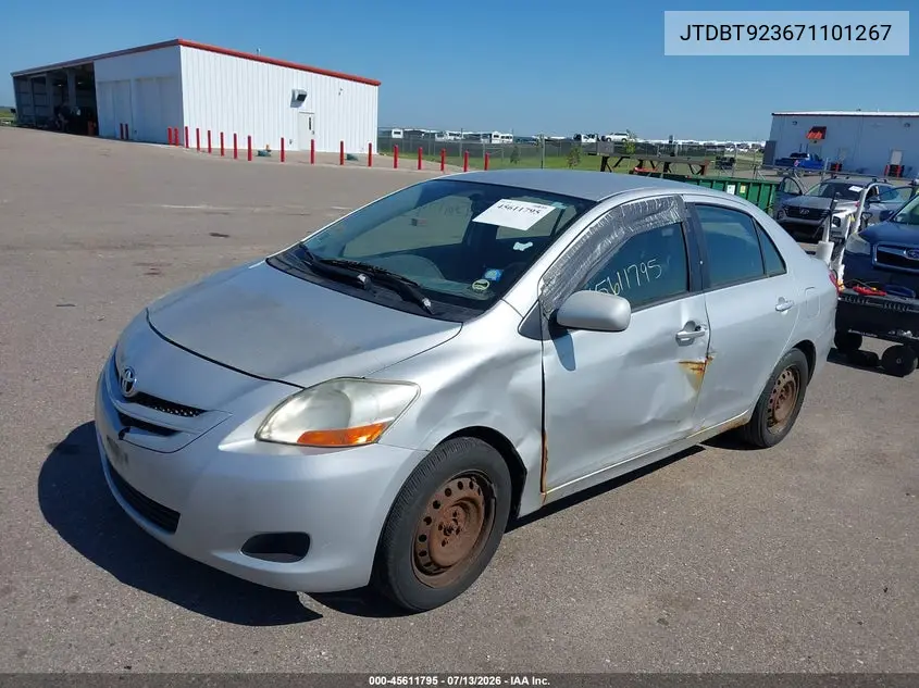 2007 Toyota Yaris VIN: JTDBT923671101267 Lot: 45611795