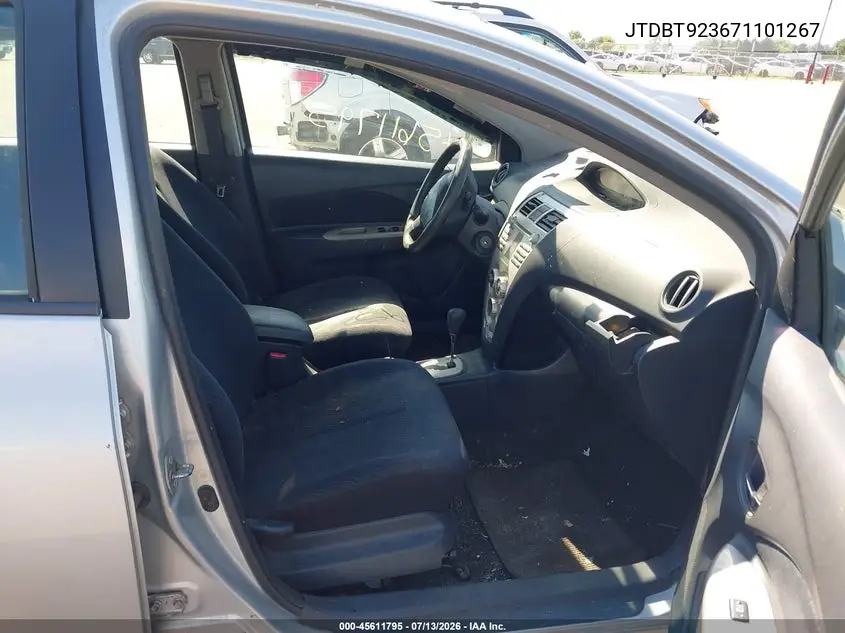 2007 Toyota Yaris VIN: JTDBT923671101267 Lot: 45611795