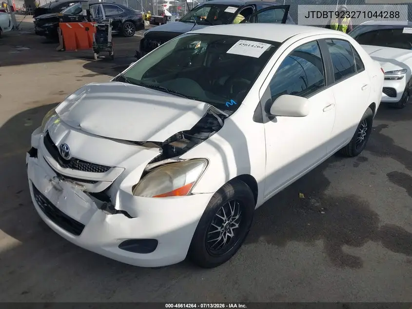 2007 Toyota Yaris VIN: JTDBT923271044288 Lot: 45614264