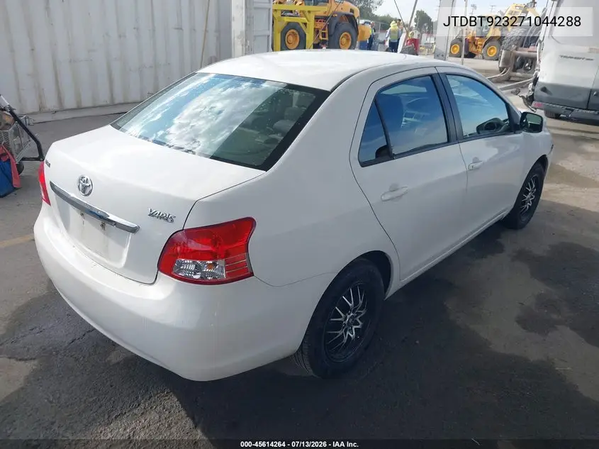 2007 Toyota Yaris VIN: JTDBT923271044288 Lot: 45614264