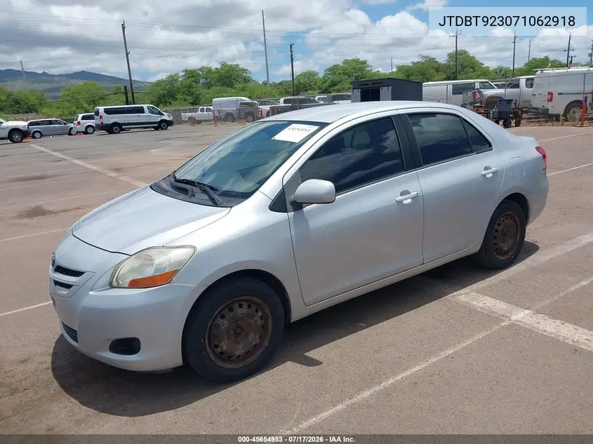 2007 Toyota Yaris S VIN: JTDBT923071062918 Lot: 45654953