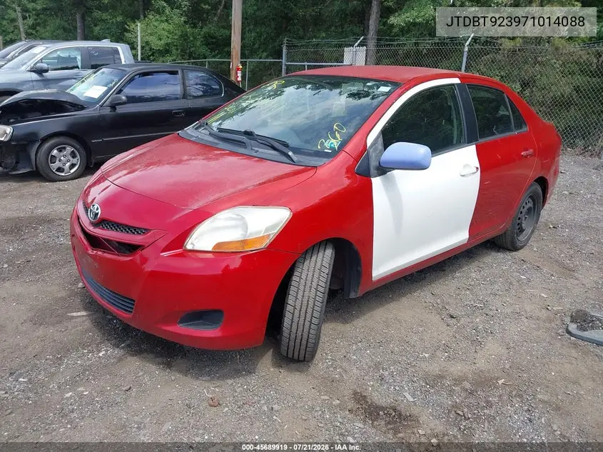 2007 Toyota Yaris VIN: JTDBT923971014088 Lot: 45689919