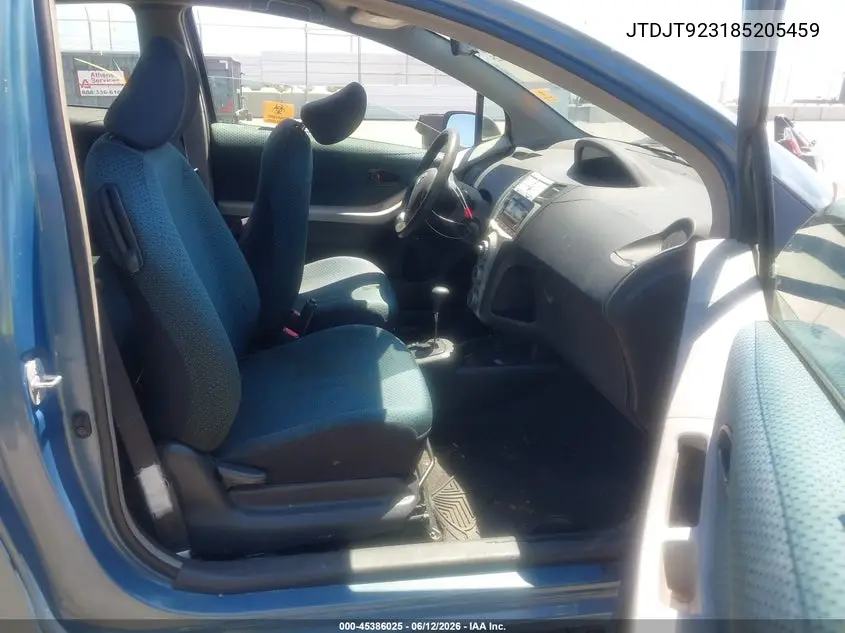2008 Toyota Yaris VIN: JTDJT923185205459 Lot: 45386025