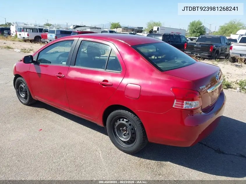 2008 Toyota Yaris VIN: JTDBT923981268241 Lot: 45456593