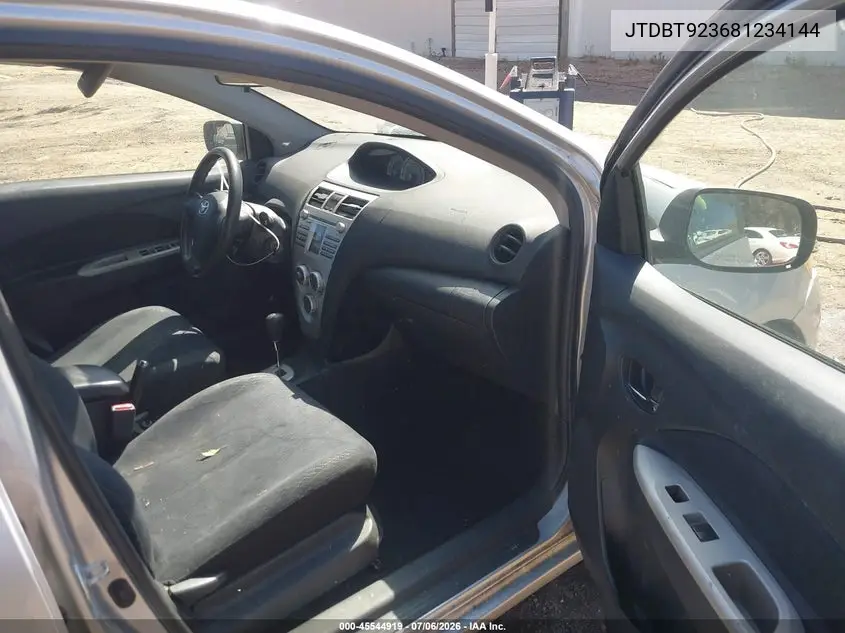 2008 Toyota Yaris VIN: JTDBT923681234144 Lot: 45544919