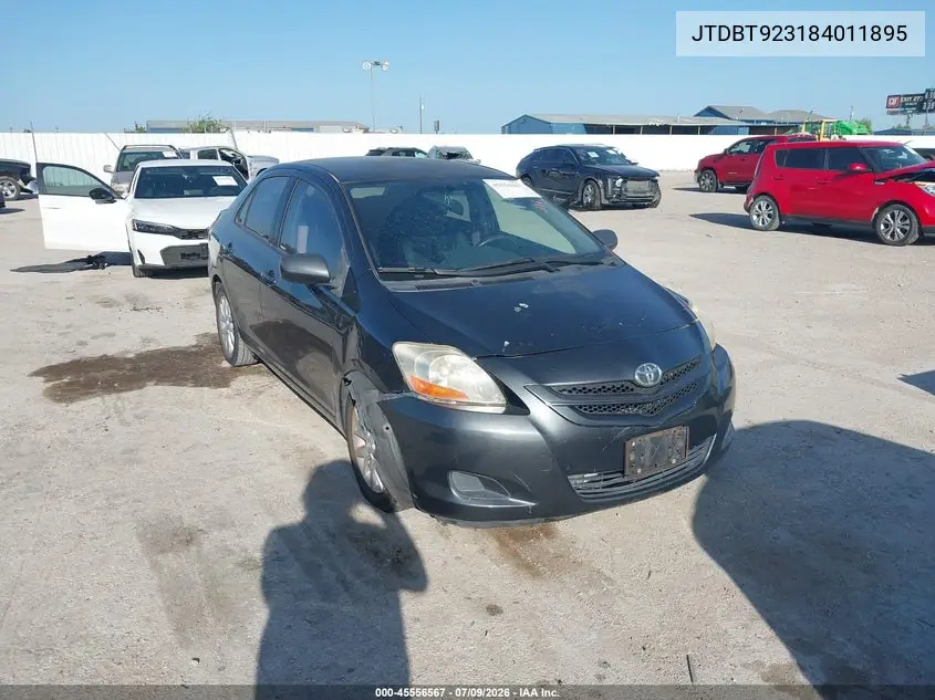 2008 Toyota Yaris VIN: JTDBT923184011895 Lot: 45556567
