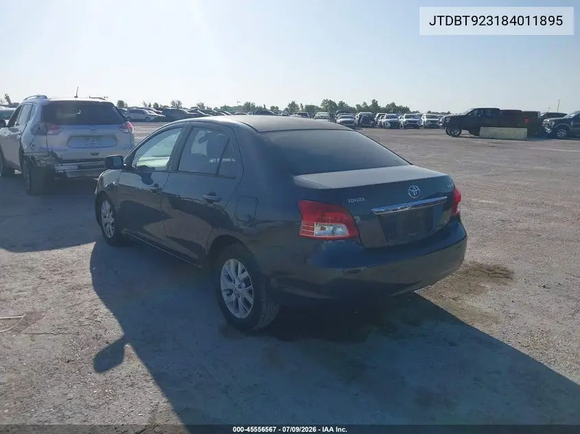 2008 Toyota Yaris VIN: JTDBT923184011895 Lot: 45556567