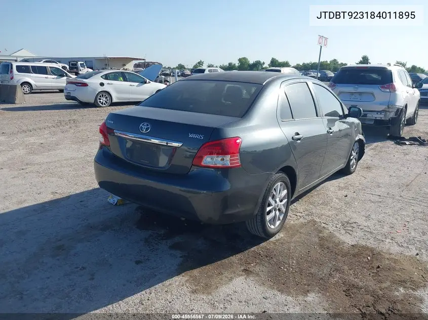 2008 Toyota Yaris VIN: JTDBT923184011895 Lot: 45556567