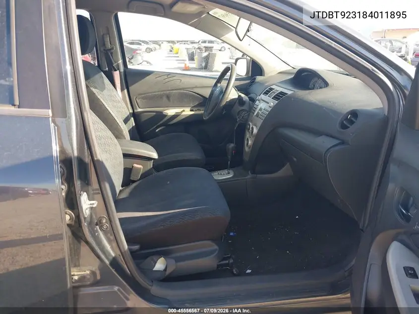 2008 Toyota Yaris VIN: JTDBT923184011895 Lot: 45556567