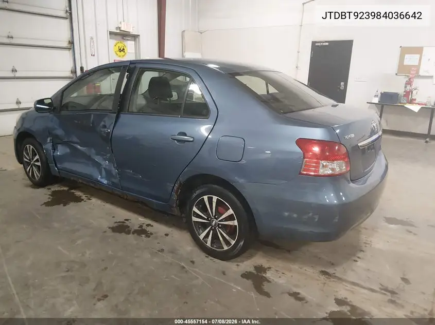 2008 Toyota Yaris VIN: JTDBT923984036642 Lot: 45557154