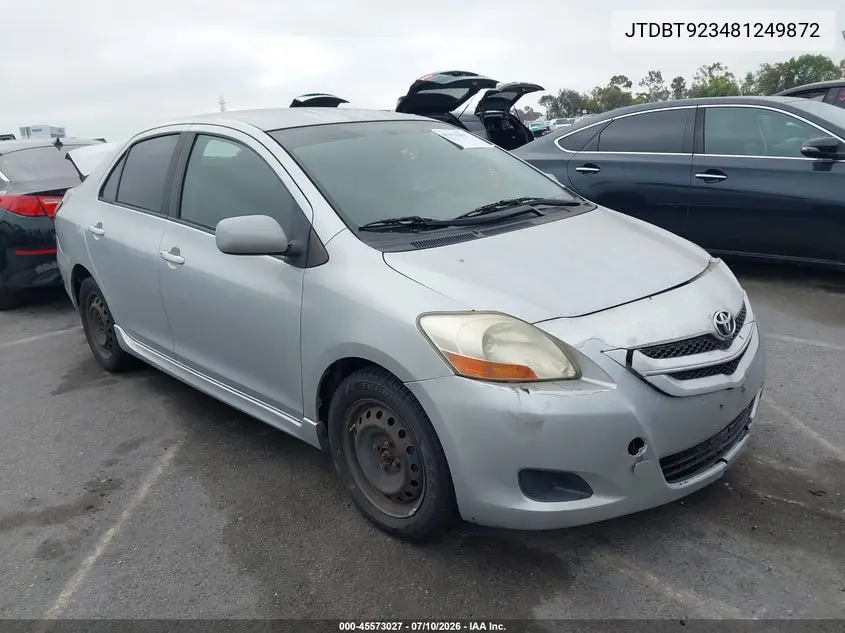 2008 Toyota Yaris S VIN: JTDBT923481249872 Lot: 45573027