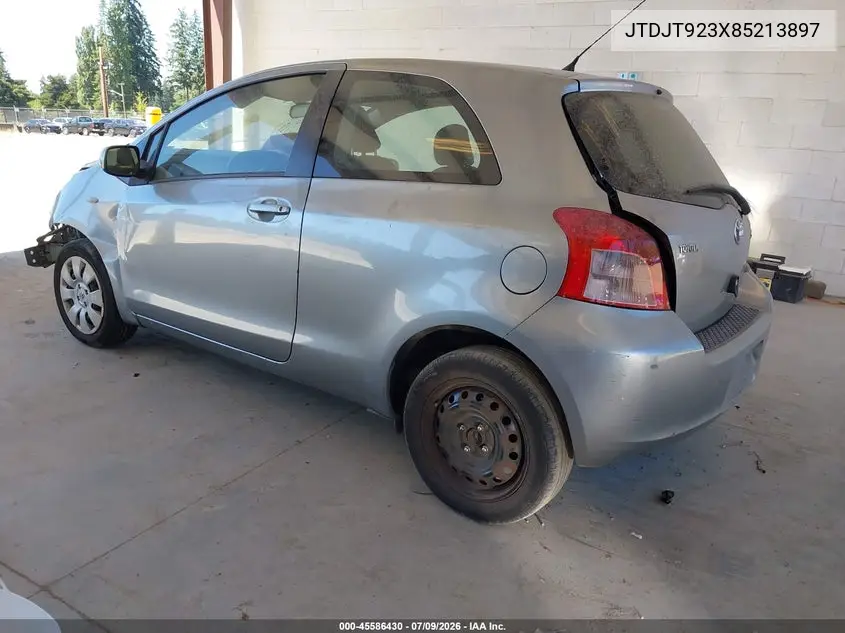 2008 Toyota Yaris VIN: JTDJT923X85213897 Lot: 45586430