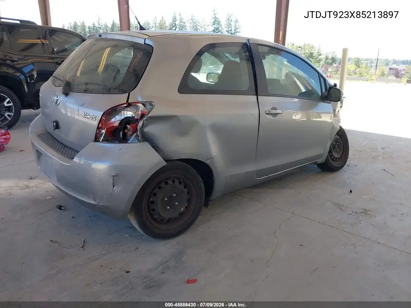 2008 Toyota Yaris VIN: JTDJT923X85213897 Lot: 45586430