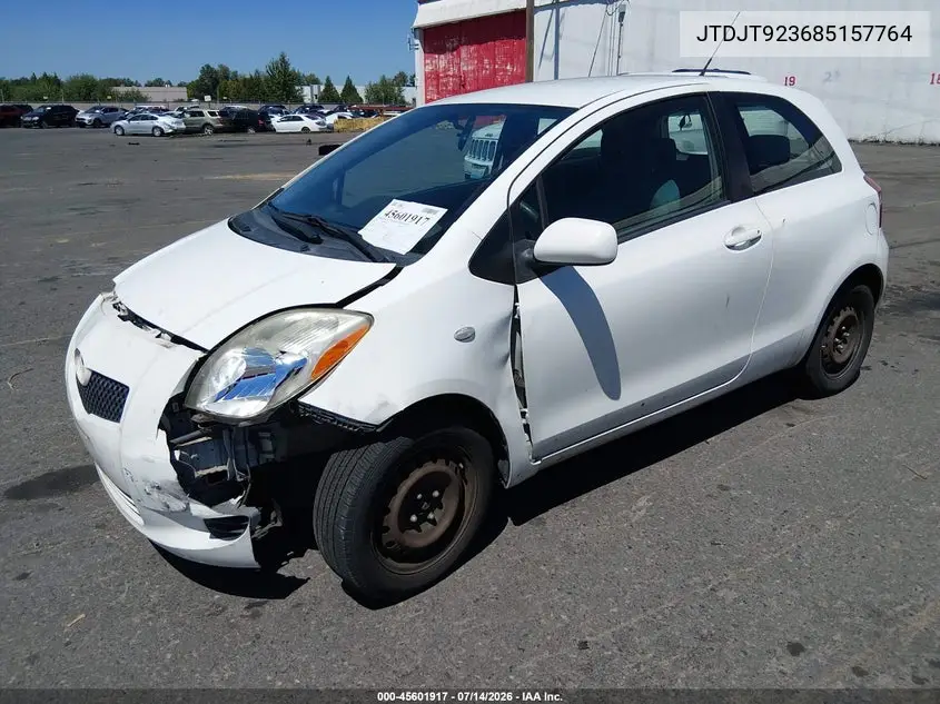2008 Toyota Yaris VIN: JTDJT923685157764 Lot: 45601917