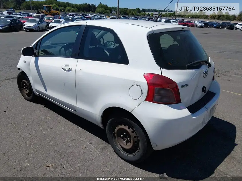 2008 Toyota Yaris VIN: JTDJT923685157764 Lot: 45601917