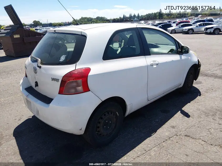 2008 Toyota Yaris VIN: JTDJT923685157764 Lot: 45601917