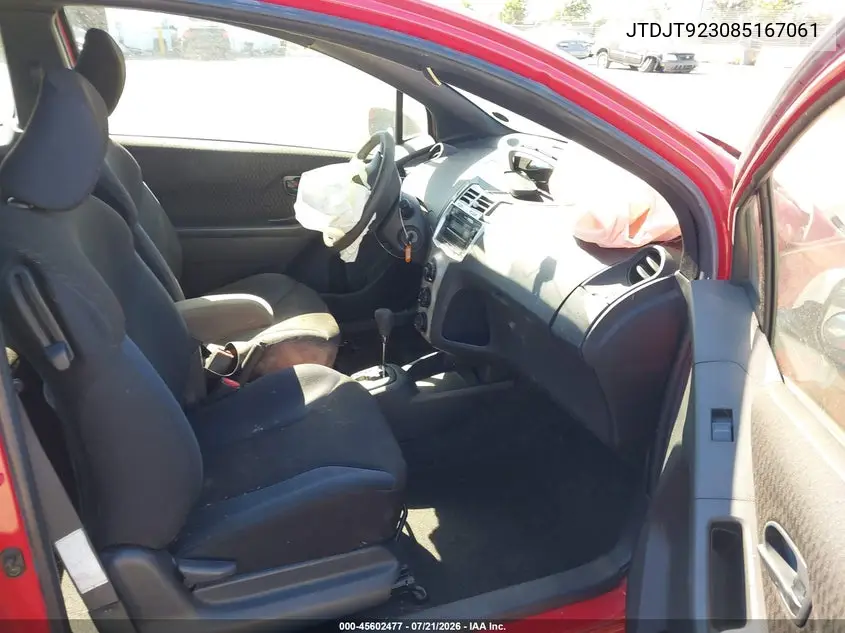 2008 Toyota Yaris S VIN: JTDJT923085167061 Lot: 45602477