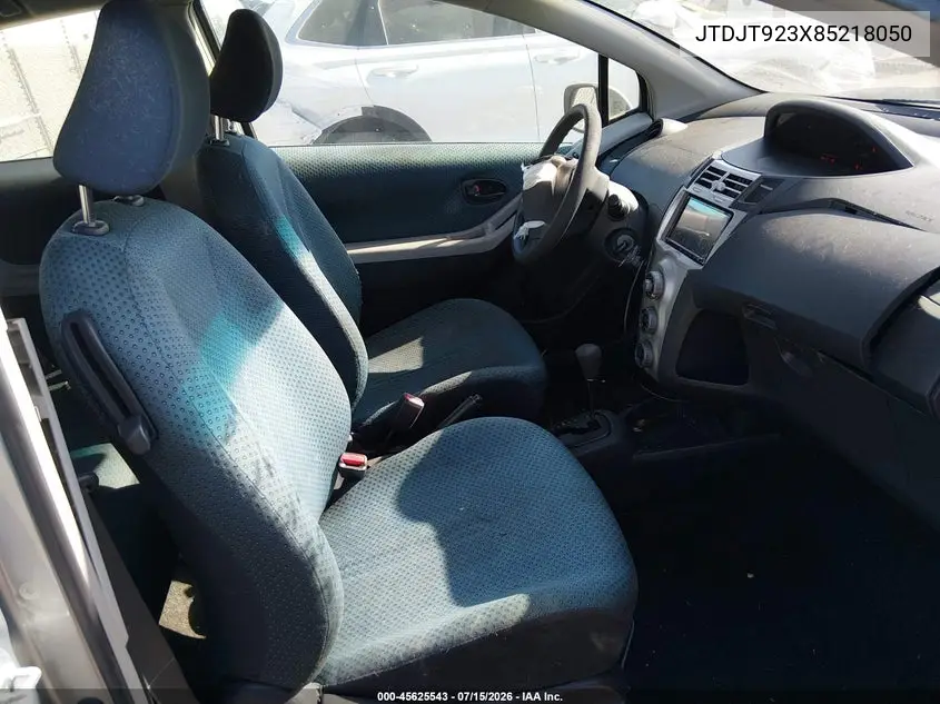2008 Toyota Yaris VIN: JTDJT923X85218050 Lot: 45625543