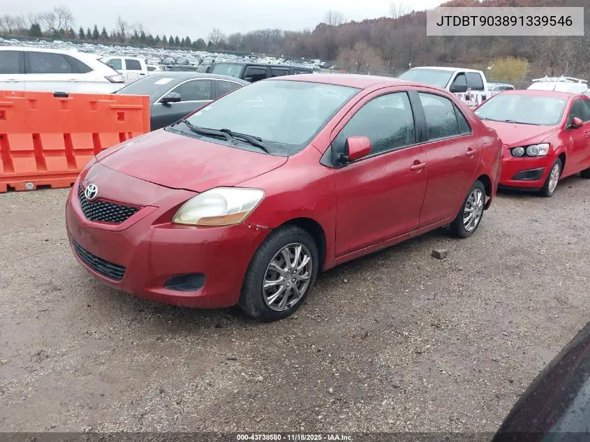JTDBT903891339546 2009 Toyota Yaris