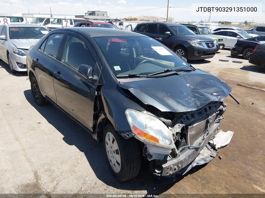 2009 Toyota Yaris VIN: JTDBT903291351000 Lot: 45338786