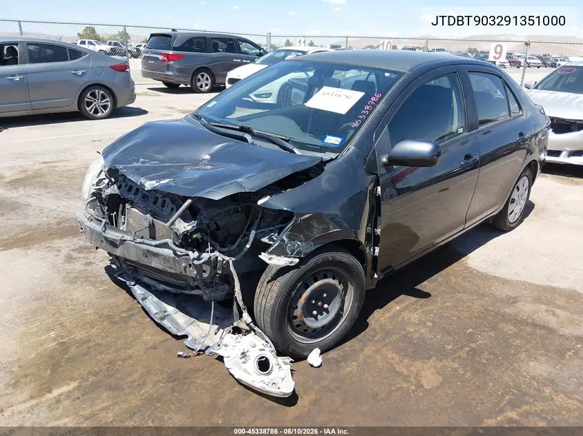 2009 Toyota Yaris VIN: JTDBT903291351000 Lot: 45338786