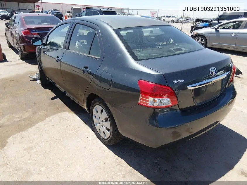 2009 Toyota Yaris VIN: JTDBT903291351000 Lot: 45338786
