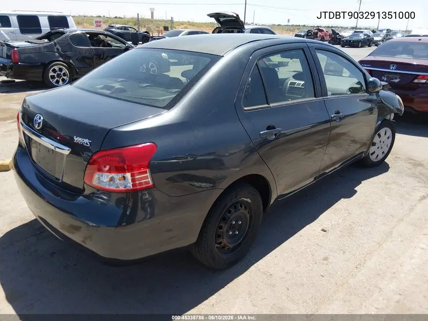2009 Toyota Yaris VIN: JTDBT903291351000 Lot: 45338786