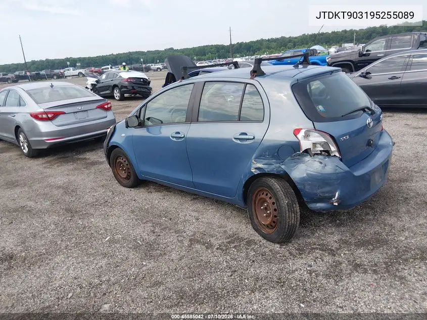 2009 Toyota Yaris VIN: JTDKT903195255089 Lot: 45585042