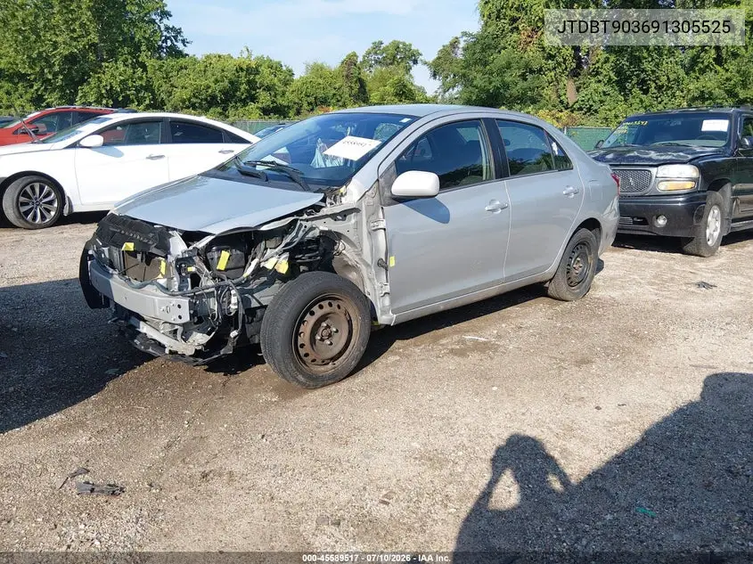 2009 Toyota Yaris VIN: JTDBT903691305525 Lot: 45589517