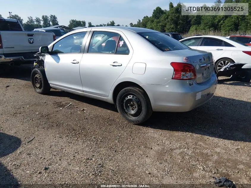 2009 Toyota Yaris VIN: JTDBT903691305525 Lot: 45589517