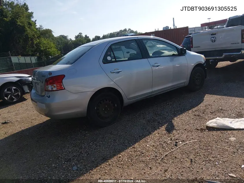 2009 Toyota Yaris VIN: JTDBT903691305525 Lot: 45589517